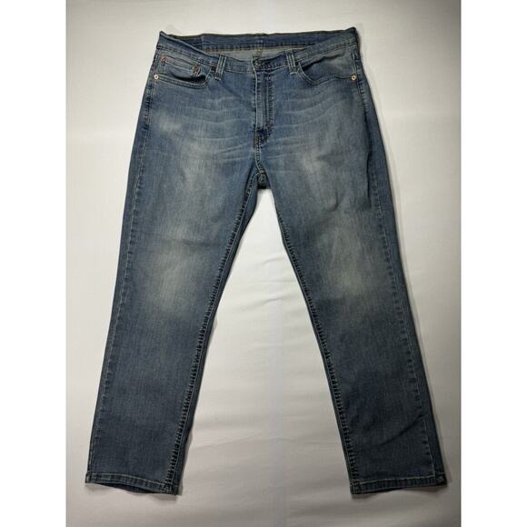 Levi's 541 Men's Light Wash Athletic Taper Blue Denim Jeans - Size 36x28 - Picture 1 of 7